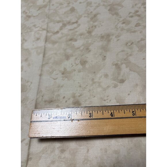 Beige Abstract Watercolor Fabric 1/2 yard x 46" Cotton Sewing Crafting Quilting - Picture 3 of 4